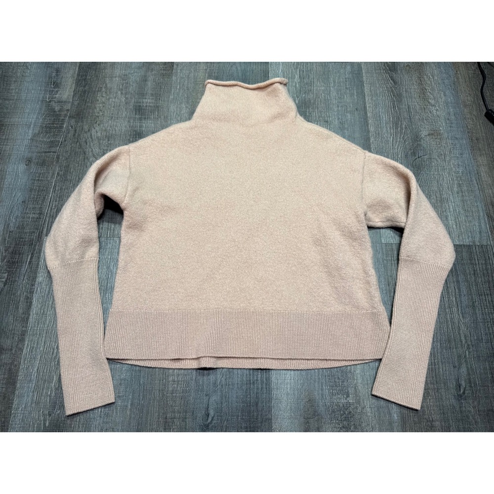 Wilfred Aritzia Montpellier Pink Merino Wool Turtleneck Sweater Small 58718